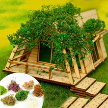 Load image into Gallery viewer, Miniature Cotton Thread Vine Leaves Model Train Railway Layout Accessories DIY Scenery Landscape Dollhouse Terrarium Diorama Craft Supplies