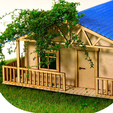 Load image into Gallery viewer, Miniature Cotton Thread Vine Leaves Model Train Railway Layout Accessories DIY Scenery Landscape Dollhouse Terrarium Diorama Craft Supplies