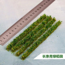 Load image into Gallery viewer, Miniature Wheat Field Grass Model Railway Accessories Dollhouse Forest Fairy Garden Landscape Terrarium Diorama Craft Supplies