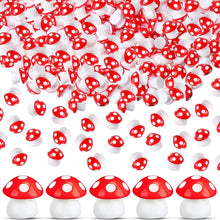 Load image into Gallery viewer, 50 pcs Miniature Tiny Resin Mushroom Model DIY Scenery Dollhouse Landscape Fairy Garden Accessories Terrarium Diorama Craft Supplies