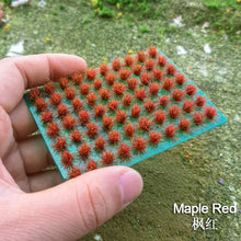 Load image into Gallery viewer, 70 pcs Miniature Cluster Grass Tufts Models Train Railway Accessories DIY Scenery Landscape Dollhouse Terrarium Diorama Craft Supplies