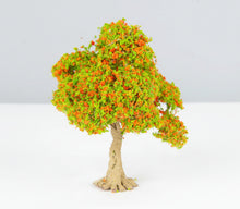 Load image into Gallery viewer, Miniature Flowering Red Green Tree Model 10-15cm for Diorama Landscape Craft Supplies