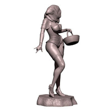 Load image into Gallery viewer, Sexy Little Red Riding Hood Unpainted Resin Figure 1/24 1/18 Scale Unassembled Mode