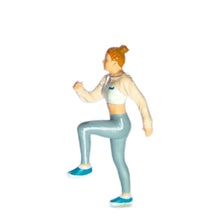 Load image into Gallery viewer, Miniature Fitness Woman People Figure 1:64 Models S Scale Landscape Building Scenery Layout Scene Accessories Diorama Supplies