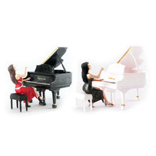 Load image into Gallery viewer, Miniature Pianist with Piano 1:64 Figure S Scale Model Landscape Building Scenery Layout Scene Accessories Diorama Supplies