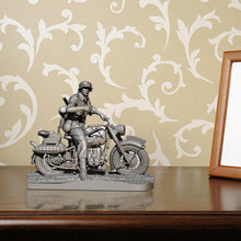 Load image into Gallery viewer, WWII European Motorcycle Soldier Unpainted Resin Figure 50mm 75mm Unassembled Model