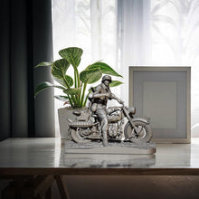 Load image into Gallery viewer, WWII European Motorcycle Soldier Unpainted Resin Figure 50mm 75mm Unassembled Model