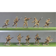 Load image into Gallery viewer, WWII British Army Combat Team Soldiers 10 People Miniature Unpainted Resin Figure 1/72 Scale Unassembled Model
