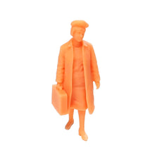 Load image into Gallery viewer, 6 pcs Miniature British Ladies Gentlemen Travelers People Unpainted Figure 1:64 Model Building Scene Layout Accessories Diorama Supplies