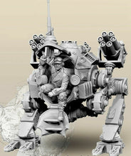 Load image into Gallery viewer, Armored Robot Soldier Unke And Pilot Unpainted Resin Figure 1/35 Scale Unassembled Model