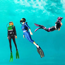 Load image into Gallery viewer, Miniature Diving People Figures 1:64 Scale Model Scenery Accessories Craft Supply