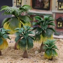 Load image into Gallery viewer, 15 pcs Miniature Palm Tree 1:100-300 Models N Z Scale Railway Accessories Forest Fairy Garden Landscape Terrarium Diorama Craft Supplies