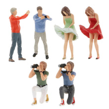 Load image into Gallery viewer, Miniature Photoshoot Sexy Lady Woman Man People Figure 1:64 Model Sand Table Scenery Building Street Landscape Accessories Diorama Supplies
