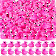 Load image into Gallery viewer, 100 pcs Miniature Flamingo Duck Figure Model DIY Scenery Dollhouse Landscape Fairy Garden Accessories Terrarium Diorama Craft Supplies
