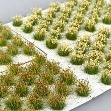 Load image into Gallery viewer, 32 pcs Miniature Countryside Wildflower Cluster Grass Tufts Models Sand Table Dollhouse Fairy Garden Landscape Terrarium Craft Supplies