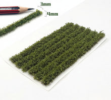 Load image into Gallery viewer, Miniature Vegetable Field Grass Strips for Diorama & Model Layouts DIY Landscape Craft Supplies