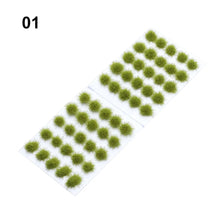 Load image into Gallery viewer, 50 pcs Miniature Grass Tufts Bushes Clusters Models Railway Layout Accessories DIY Landscape Dollhouse Terrarium Diorama Craft Supplies