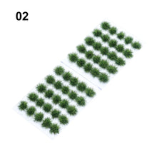 Load image into Gallery viewer, 50 pcs Miniature Grass Tufts Bushes Clusters Models Railway Layout Accessories DIY Landscape Dollhouse Terrarium Diorama Craft Supplies
