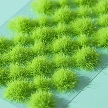 Load image into Gallery viewer, 39 pcs Miniature Grass Tufts Bushes Clusters Models Railway Layout Accessories DIY Landscape Dollhouse Terrarium Diorama Craft Supplies