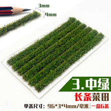 Load image into Gallery viewer, Miniature Vegetable Field Grass Bush Plant Model Sand Table Dollhouse Fairy Garden Landscape Terrarium Diorama Craft Supplies