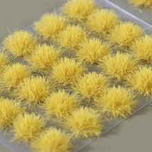 Load image into Gallery viewer, 50 pcs Miniature Grass Tufts Bushes Clusters Models Railway Layout Accessories DIY Landscape Dollhouse Terrarium Diorama Craft Supplies