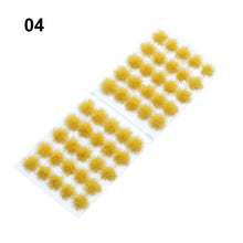 Load image into Gallery viewer, 50 pcs Miniature Grass Tufts Bushes Clusters Models Railway Layout Accessories DIY Landscape Dollhouse Terrarium Diorama Craft Supplies