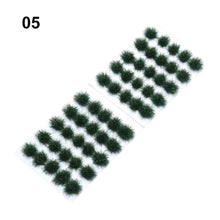 Load image into Gallery viewer, 50 pcs Miniature Grass Tufts Bushes Clusters Models Railway Layout Accessories DIY Landscape Dollhouse Terrarium Diorama Craft Supplies