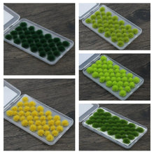 Load image into Gallery viewer, 39 pcs Miniature Grass Tufts Bushes Clusters Models Railway Layout Accessories DIY Landscape Dollhouse Terrarium Diorama Craft Supplies