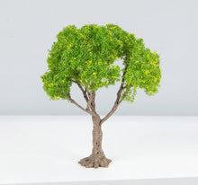 Load image into Gallery viewer, Miniature Yellow Flowering Tree Model 10/12/15cm, Diorama & Railway Scenery