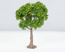 Load image into Gallery viewer, Miniature Yellow Fruit Green Wire Tree Model 10–15cm Railway & Diorama Scenery Craft Supplies