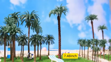 Load image into Gallery viewer, 48 pcs Mixed Miniature Coconut Palm Tree Models Train Railway Accessories Forest Fairy Garden Landscape Terrarium Diorama Craft Supplies