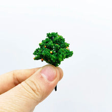 Load image into Gallery viewer, 50 pcs 5cm Miniature Flowering Tree Models N HO Scale Railway Layout Accessories DIY Landscape Dollhouse Terrarium Diorama Craft Supplies