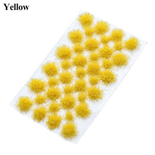 Load image into Gallery viewer, 39 pcs Miniature Grass Tufts Bushes Clusters Models Railway Layout Accessories DIY Landscape Dollhouse Terrarium Diorama Craft Supplies