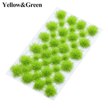 Load image into Gallery viewer, 39 pcs Miniature Grass Tufts Bushes Clusters Models Railway Layout Accessories DIY Landscape Dollhouse Terrarium Diorama Craft Supplies
