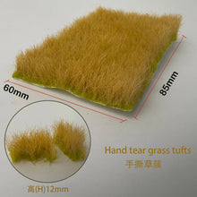 Load image into Gallery viewer, Miniature Tearable Grass Tuft Model Train Railway Accessories DIY Scenery Landscape Dollhouse Terrarium Diorama Craft Supplies