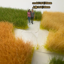 Load image into Gallery viewer, Miniature Tearable Grass Tuft Model Train Railway Accessories DIY Scenery Landscape Dollhouse Terrarium Diorama Craft Supplies