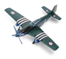 Load image into Gallery viewer, WWII Military Aircraft North American P-51 Mustang Fighter 1/48 Plane 4D Assembly Model Kit Toy (Choose Color)