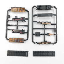 Load image into Gallery viewer, 9 pcs Mini Train Engine Ho Scale 4D Assembly 1/200 Plastic Model Kit DIY Toy