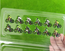 Load image into Gallery viewer, 12 pcs Miniature Bike Bicycle Racing 1:87 Figure HO Scale Model Landscape Building Scenery Train Railway Layout Scene Accessories Diorama Supplies