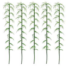 Load image into Gallery viewer, 50 pcs Miniature Bamboo Tree Models Train Railway Accessories Forest Fairy Garden Landscape Terrarium Diorama Craft Supplies