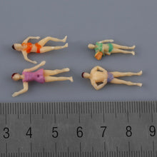 Load image into Gallery viewer, 20 pcs Miniature Swimming People Figure 1:75 Models Toys Beach Pool Scenery Layout Scene Accessories Diorama Supplies