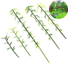 Load image into Gallery viewer, 20 pcs Miniature Bamboo Tree Models Train Railway Accessories Forest Fairy Garden Landscape Terrarium Diorama Craft Supplies