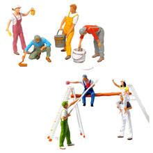 Load image into Gallery viewer, Miniature Painter Workers People Handprint Figure Models Toys Landscape Layout Scene Accessories Diorama Supplies