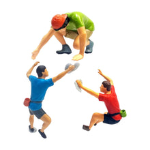 Load image into Gallery viewer, 3 pcs Miniature Rock Climber Sport Climbing People Figure 1/87 1/64 Scale Models Building Landscape Scene Accessories Diorama Supplies