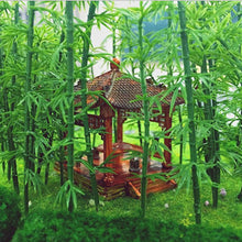 Load image into Gallery viewer, 20 pcs Miniature Bamboo Tree Models Train Railway Accessories Forest Fairy Garden Landscape Terrarium Diorama Craft Supplies