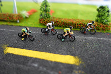 Load image into Gallery viewer, 12 pcs Miniature Bike Bicycle Racing 1:87 Figure HO Scale Model Landscape Building Scenery Train Railway Layout Scene Accessories Diorama Supplies