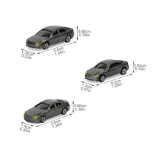 Load image into Gallery viewer, 50pcs Miniature Model Cars, 1:160 Scale Plastic Vehicles for Train Layouts, Dioramas