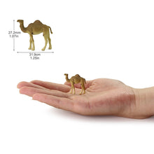 Load image into Gallery viewer, 12 pcs Miniature Dromedary Camel Wild Animal 1:87 Figures HO Scale Models Landscape Garden Scenery Layout Scene Accessories Diorama Supplies