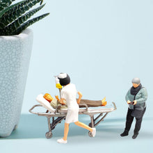 Load image into Gallery viewer, Miniature Patient Nurse Woman Equipment People Figure 1:64 Models Building Landscape Scene Accessories Diorama Supplies