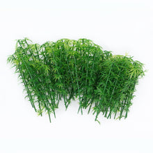 Load image into Gallery viewer, 100pcs Miniature Bamboo Trees 9-13cm Model Plants for Diorama, Railway Layout, Fairy Garden Decor